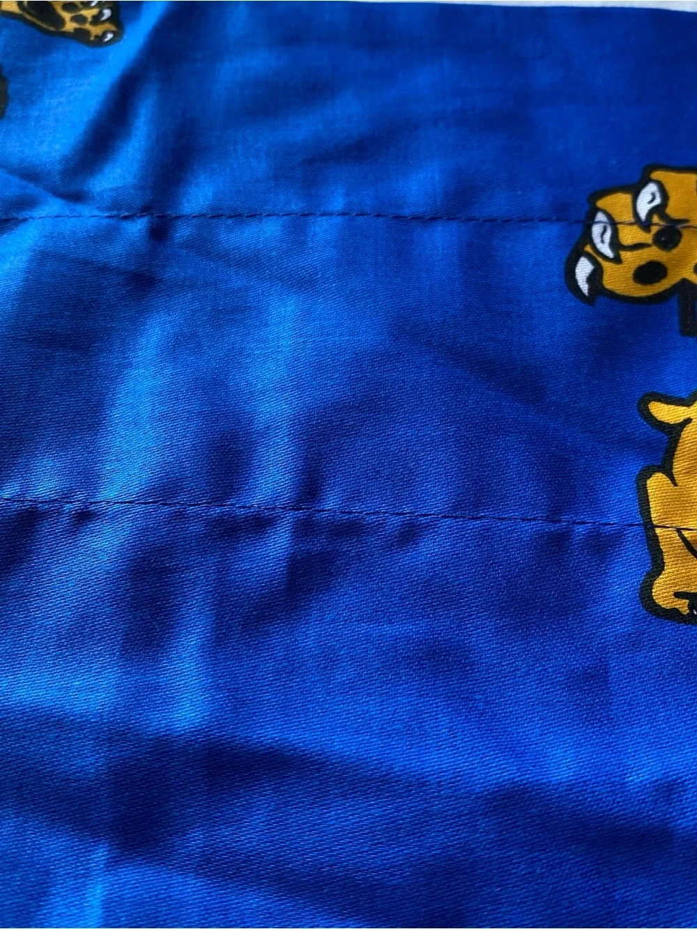 University of Kentucky Window Valance Blue with UK Logos 84”x15”